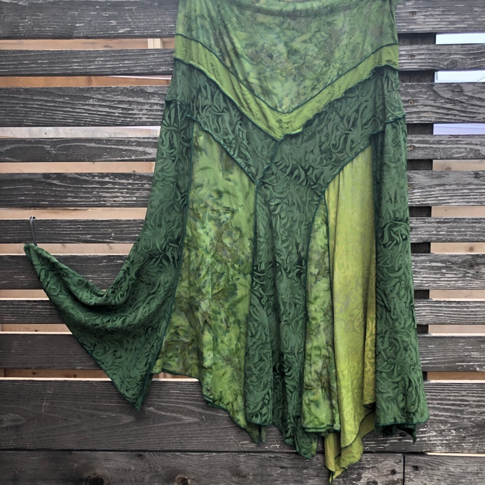 Y2K Vintage Equinoxe Pixie Point Fairycore Hippy Patchwork Bohemian Skirt - Picture 2 of 9
